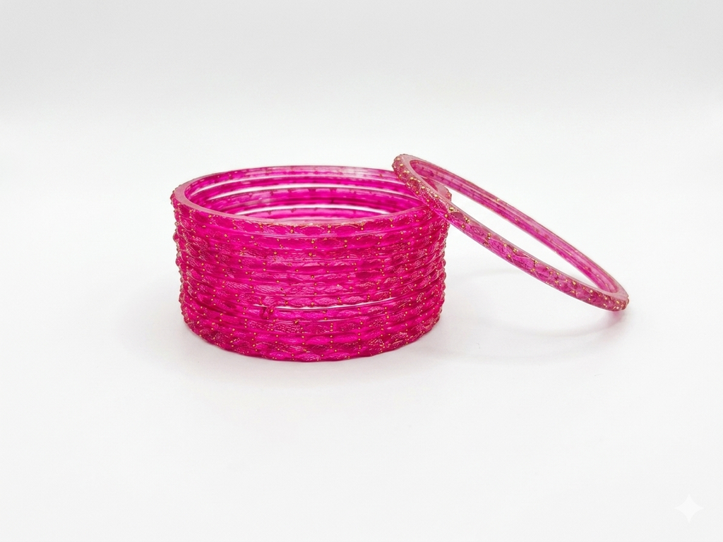 Rani Raindrop Glass Bangles Kashmiri Trending Eid