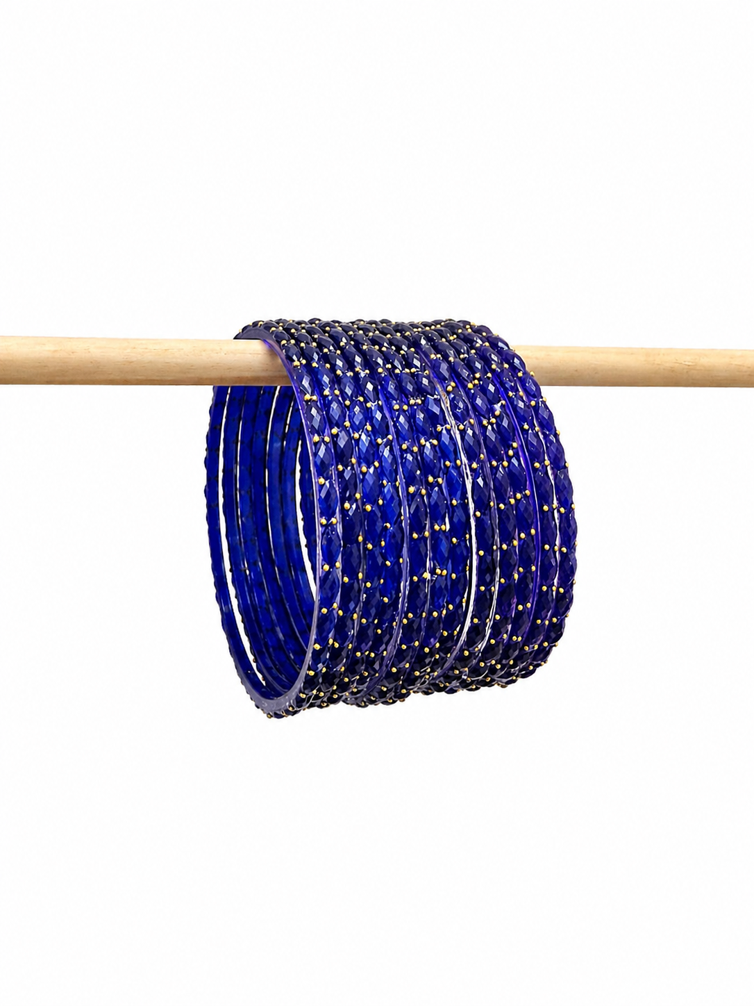 Dark Blue Raindrop Bangles Trendy Kashmiri Bangles