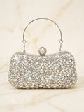 Crystal Marquise Gemstone Evening Clutch Bag (Free Delivery) Suitable to keep iPhone.