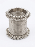 Silver Metal Bangle set
