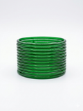 Green Thin Jelly Bangles (set of 12) Glass Trendy Eid Weddings Special Occasions
