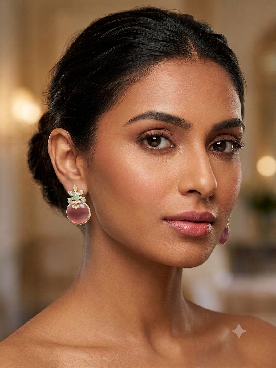 Olive Stud Earrings