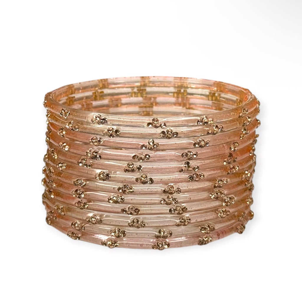 Champagne Glass Raindrop Trendy Kashmiri Bangle design