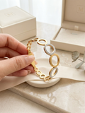 Premium Stainless Steel Bangle Bracelet for Women | Adjustable One Size |Daily Wear & Casual Jewelry
 Stainless Steel Open Cuff Bangle