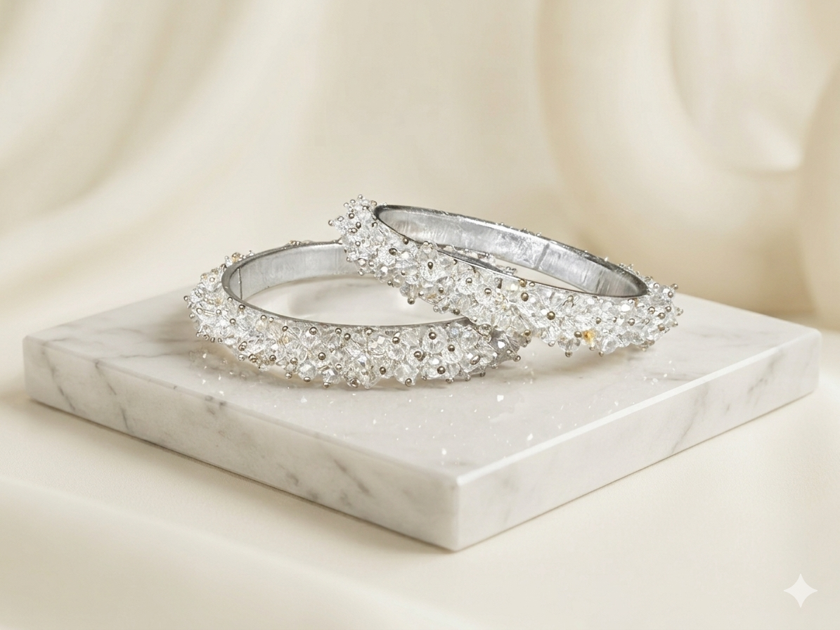 Beaded Kara (Set of 2, size 2.10)