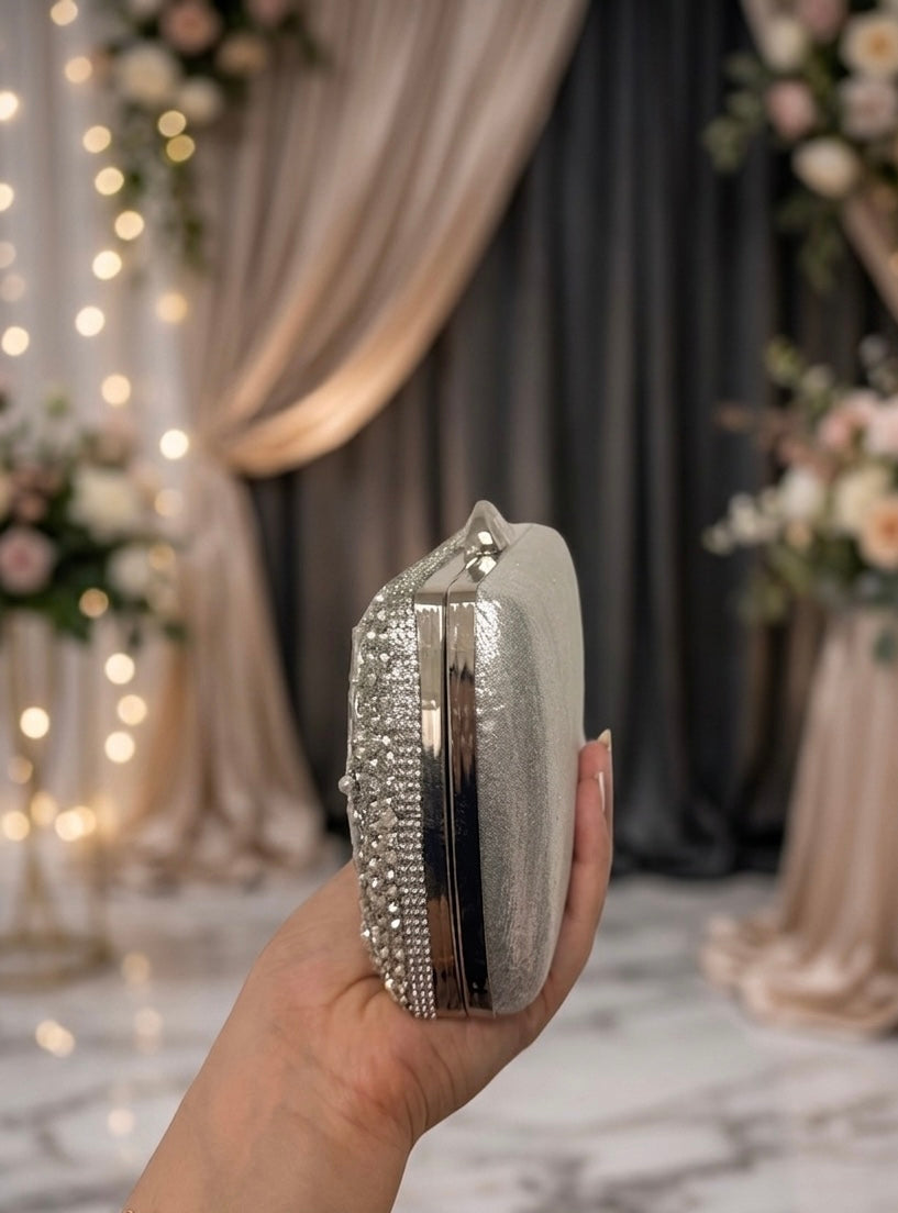 Silver Handmade Clutches for weddings or special Occasions.