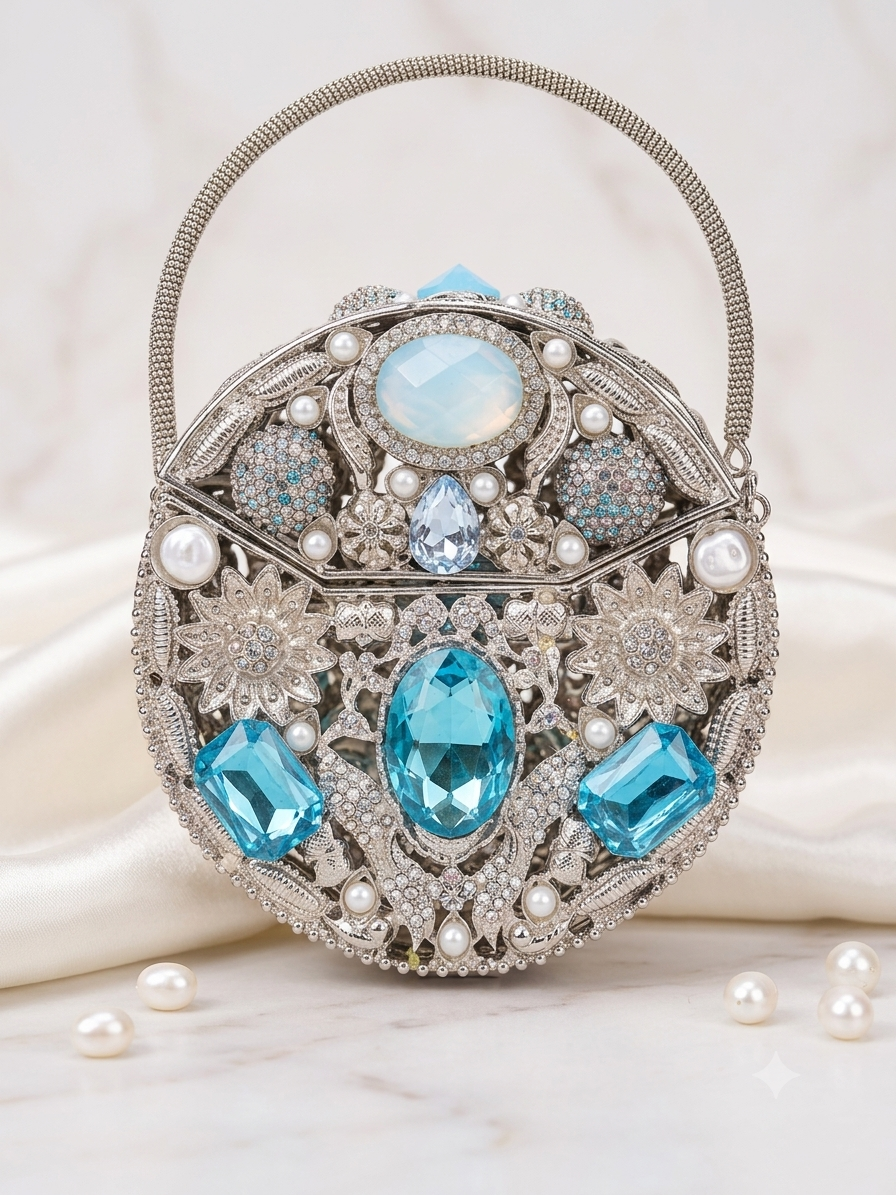 Ottoman Gem Jewel Clutch – A Small Bag with a Grand Statement  (Free Delivery)