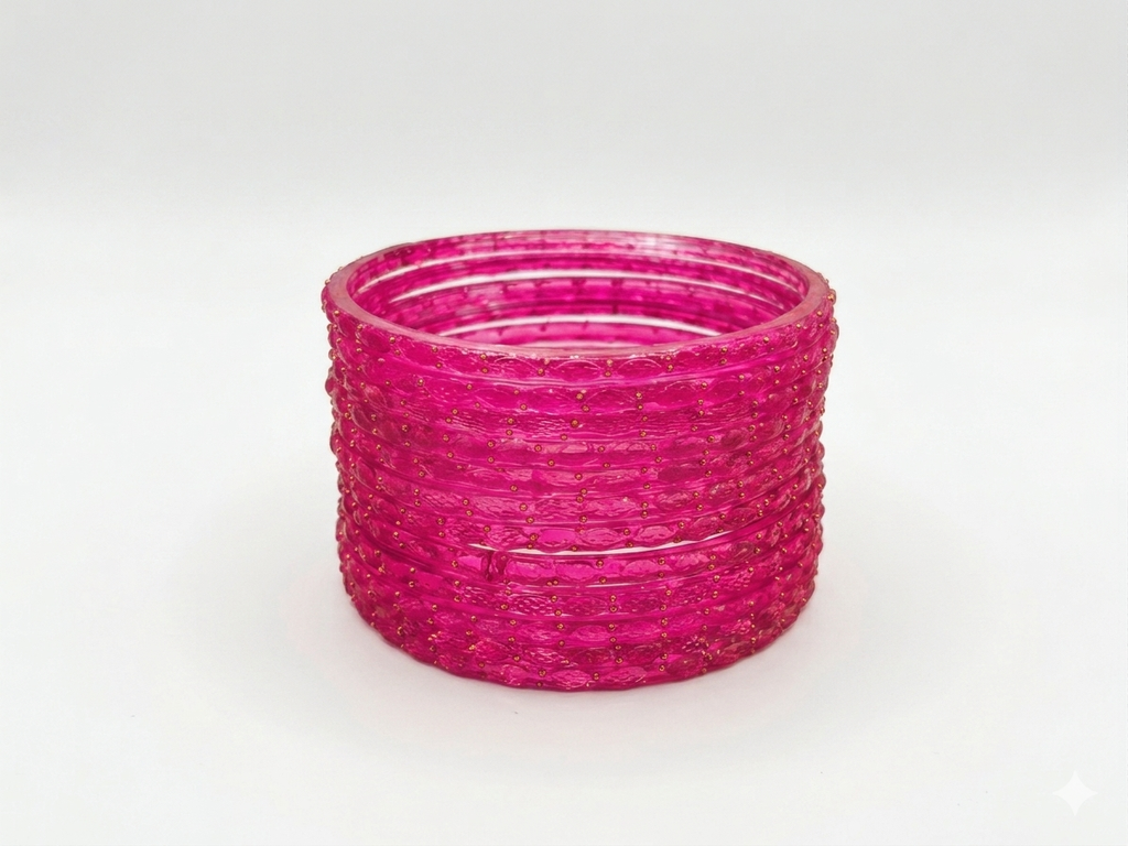 Rani Raindrop Glass Bangles Kashmiri Trending Eid