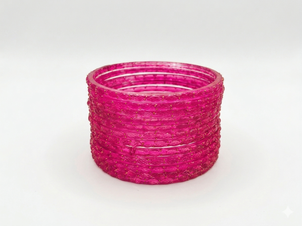 Rani Raindrop Glass Bangles Kashmiri Trending Eid