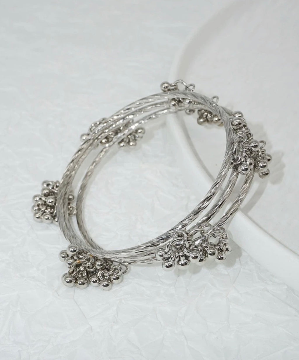 Kashmiri Bangle Twisted (Set of 3) Size 2.8