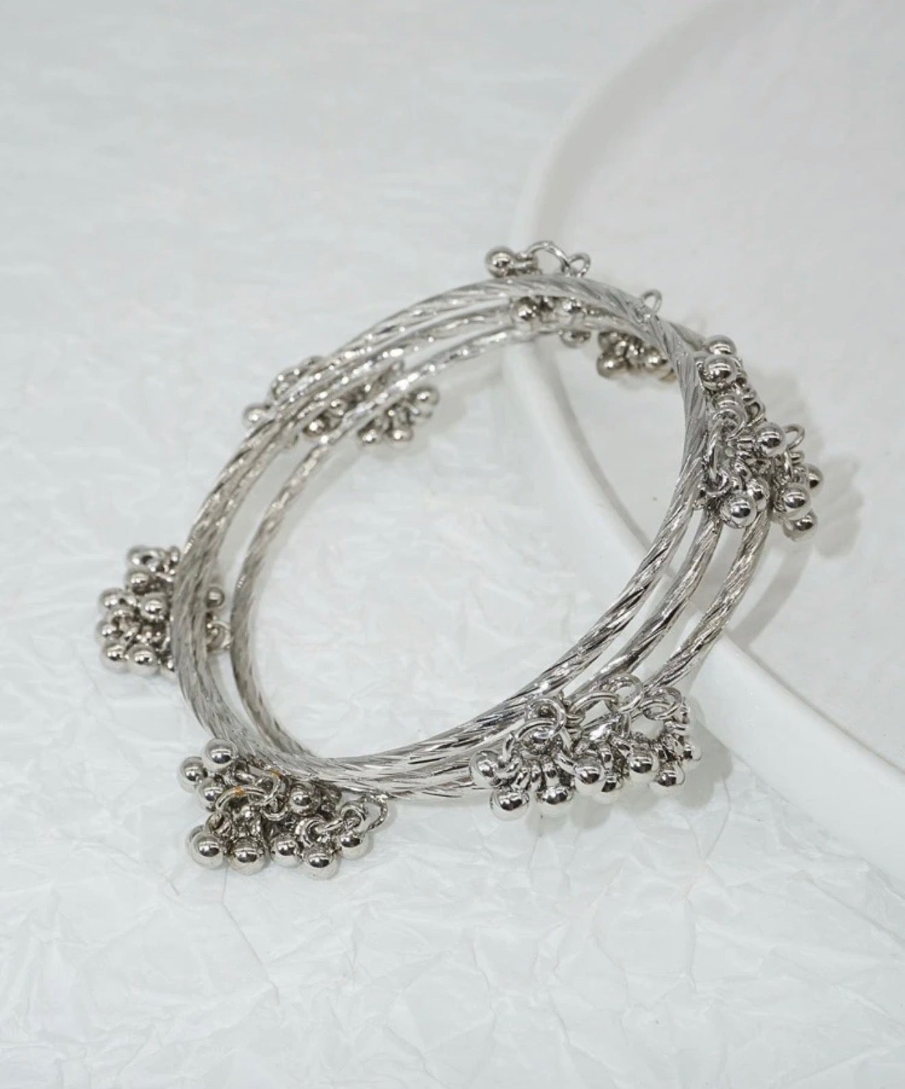 Kashmiri Bangle Twisted (Set of 3) Size 2.8