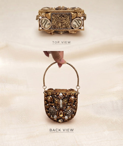 Butterfly Gem Jewel Clutch – A Small Bag with a Grand Statement  (Free Delivery)