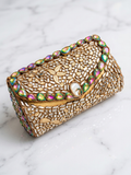 Turkish Kundan Clutch Large Size 
 (Free Delivery)