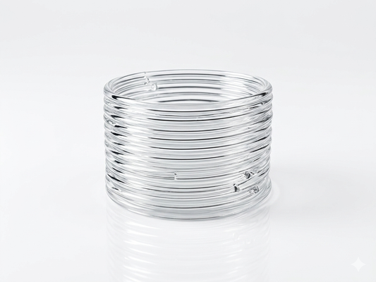 Clear Glass Thin Jelly Bangles Trendy Kashmiri Bangles
