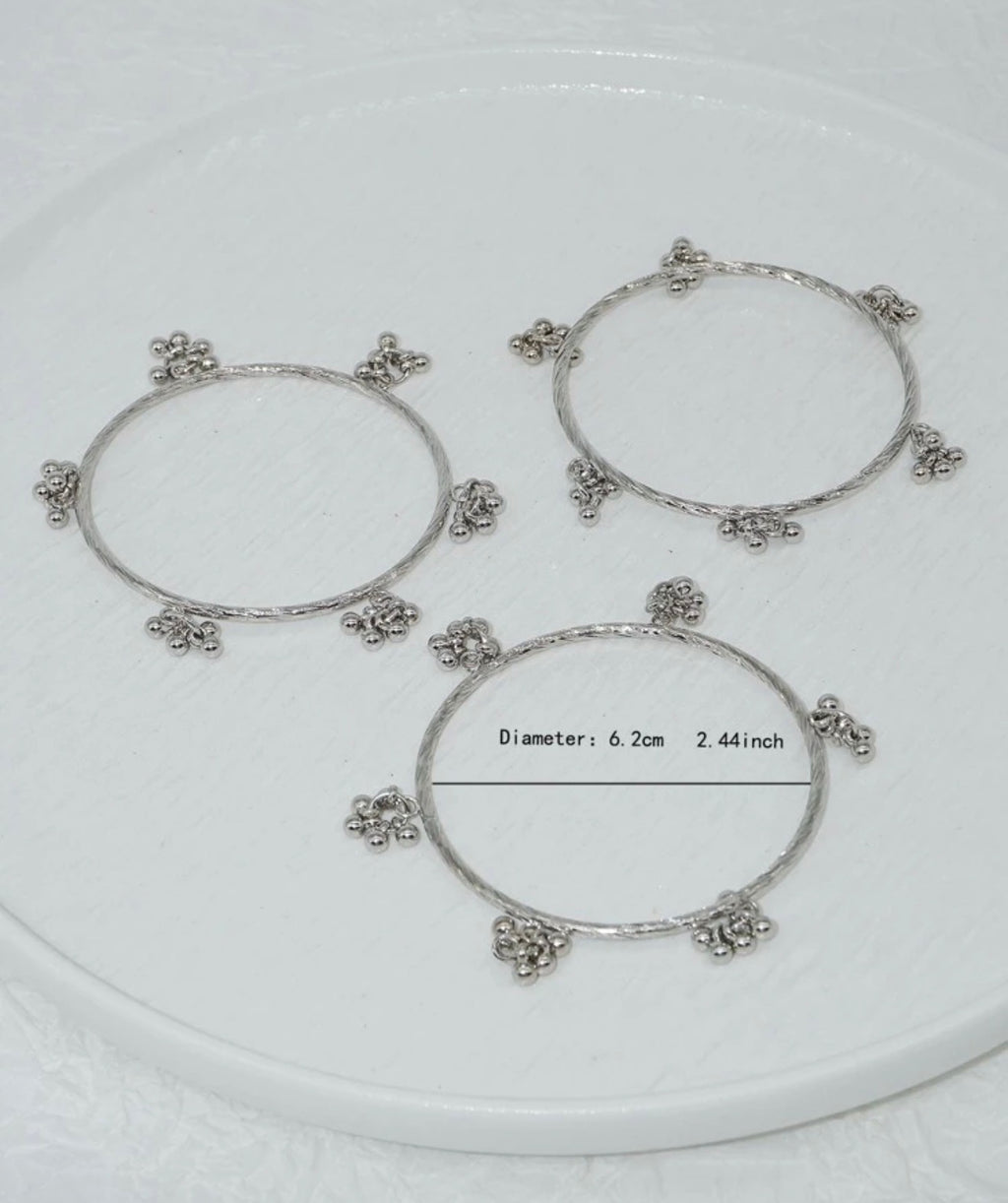 Kashmiri Bangle Twisted (Set of 3) Size 2.8