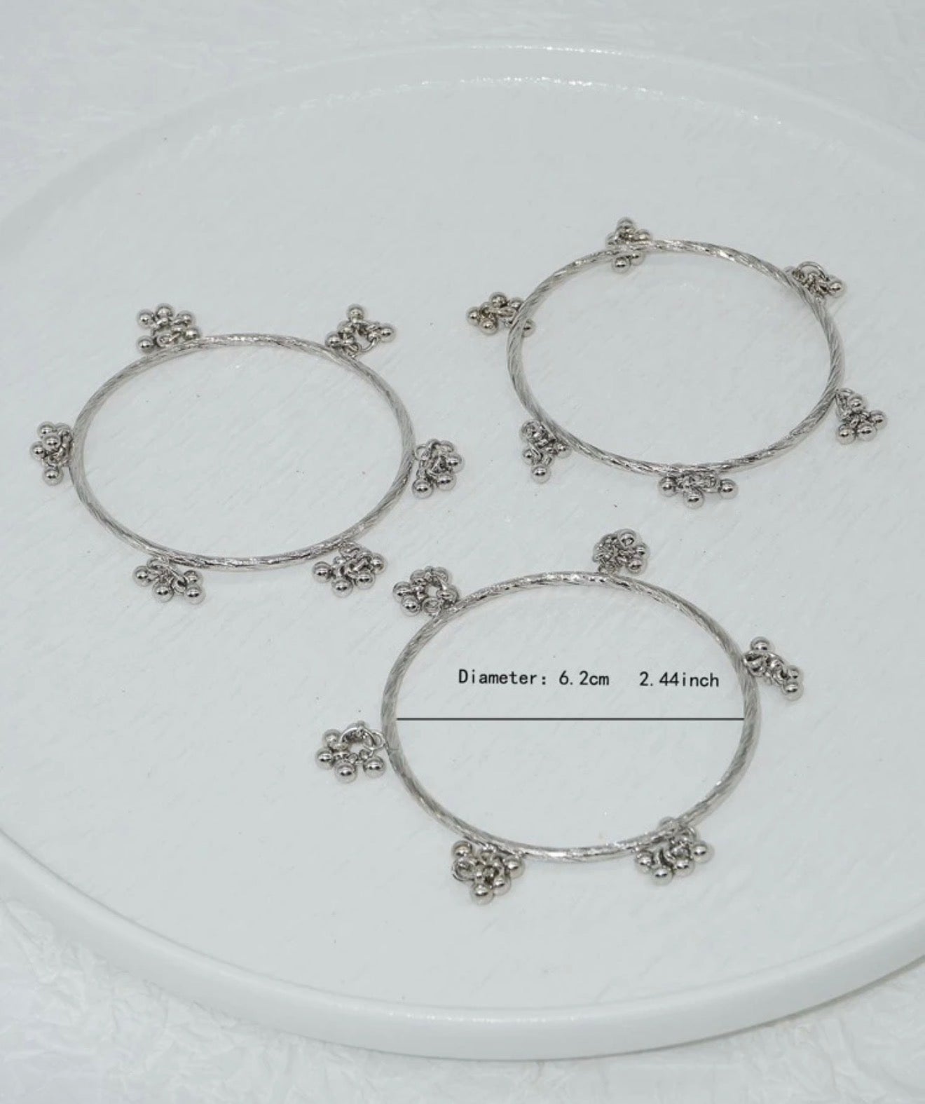 Kashmiri Bangle Twisted (Set of 3) Size 2.8