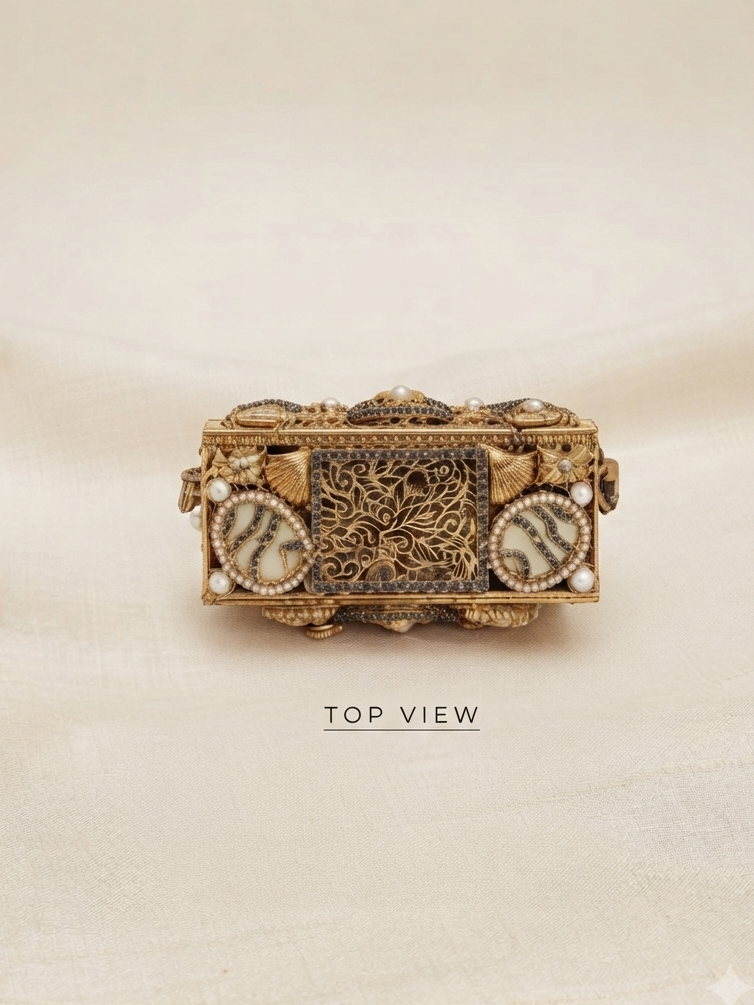 Butterfly Gem Jewel Clutch – A Small Bag with a Grand Statement  (Free Delivery)